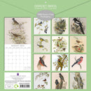 Garden Birds - 2025 Square Wall Calendar Pets Animals 16 Months Premium Planner