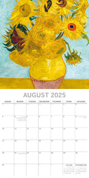 Van Gogh - 2025 Square Wall Calendar Arts 16 Months Premium Planner Gift