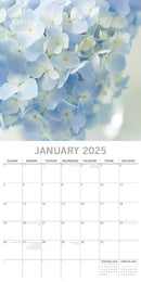 Beauty of Flowers 2025 Square Wall Calendar Floral 16-Month Premium Planner Gift