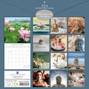 Zen - 2025 Square Wall Calendar 16-Month Christmas New Year Premium Planner Gift