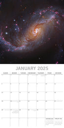 Space 2025 Square Wall Calendar 16-Month Christmas New Year Premium Planner Gift