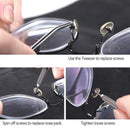 1000pcs Repair Screws & Screwdriver Kit for Eyeglasses and Watches
