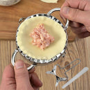 10PCS Stainless Steel Dumpling Maker Set Dough Press Mould Tools for Pastry Ravioli