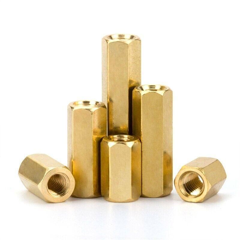 120PCS Nut Assortment Screws M3 Brass Spacer Hex Nut Assortment for PCB