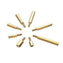 120PCS Nut Assortment Screws M3 Brass Spacer Hex Nut Assortment for PCB