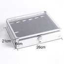12 Grids Carbon Fiber Aluminum Watch Box Storage Case Holder Display