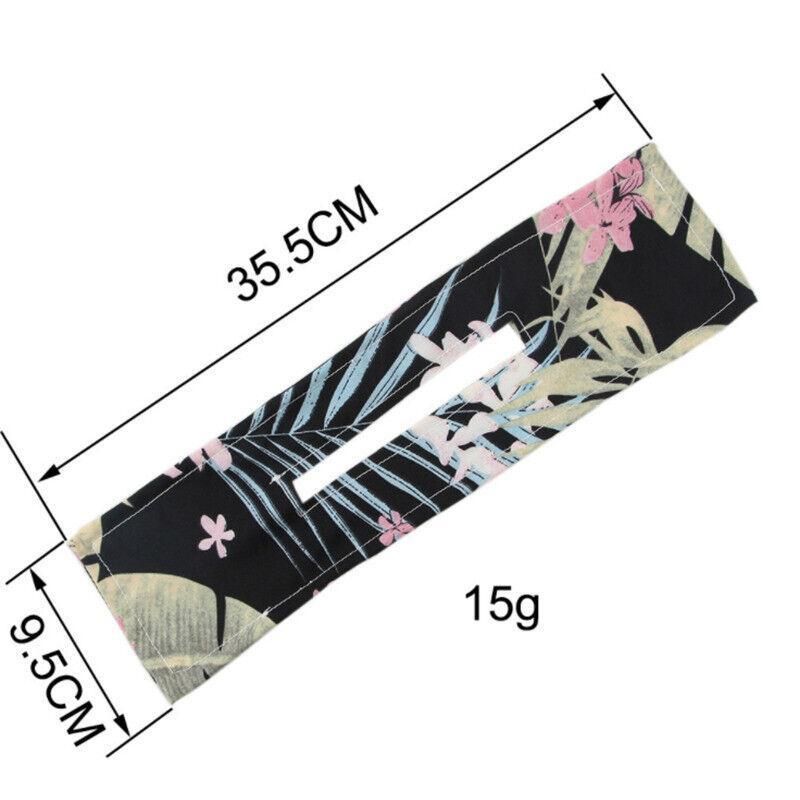 New Deft Bun Knotted Wire Hair Band Print Headband Twist Maker Hair Accessories - Black 01