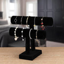 2-Tier Jewelry Stand Bracelet Holder Necklace Display Organizer Rack