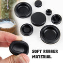 200 Pcs Auto Rubber Grommet Assortment Set Fastener Kit Blanking 7 Popular Sizes