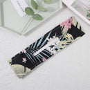New Deft Bun Knotted Wire Hair Band Print Headband Twist Maker Hair Accessories - Black 02