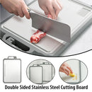 Stainless Steel Double Sided Cutting Board Thawing Board Household Kitchen Tool