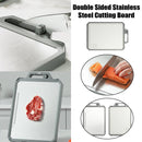 Stainless Steel Double Sided Cutting Board Thawing Board Household Kitchen Tool