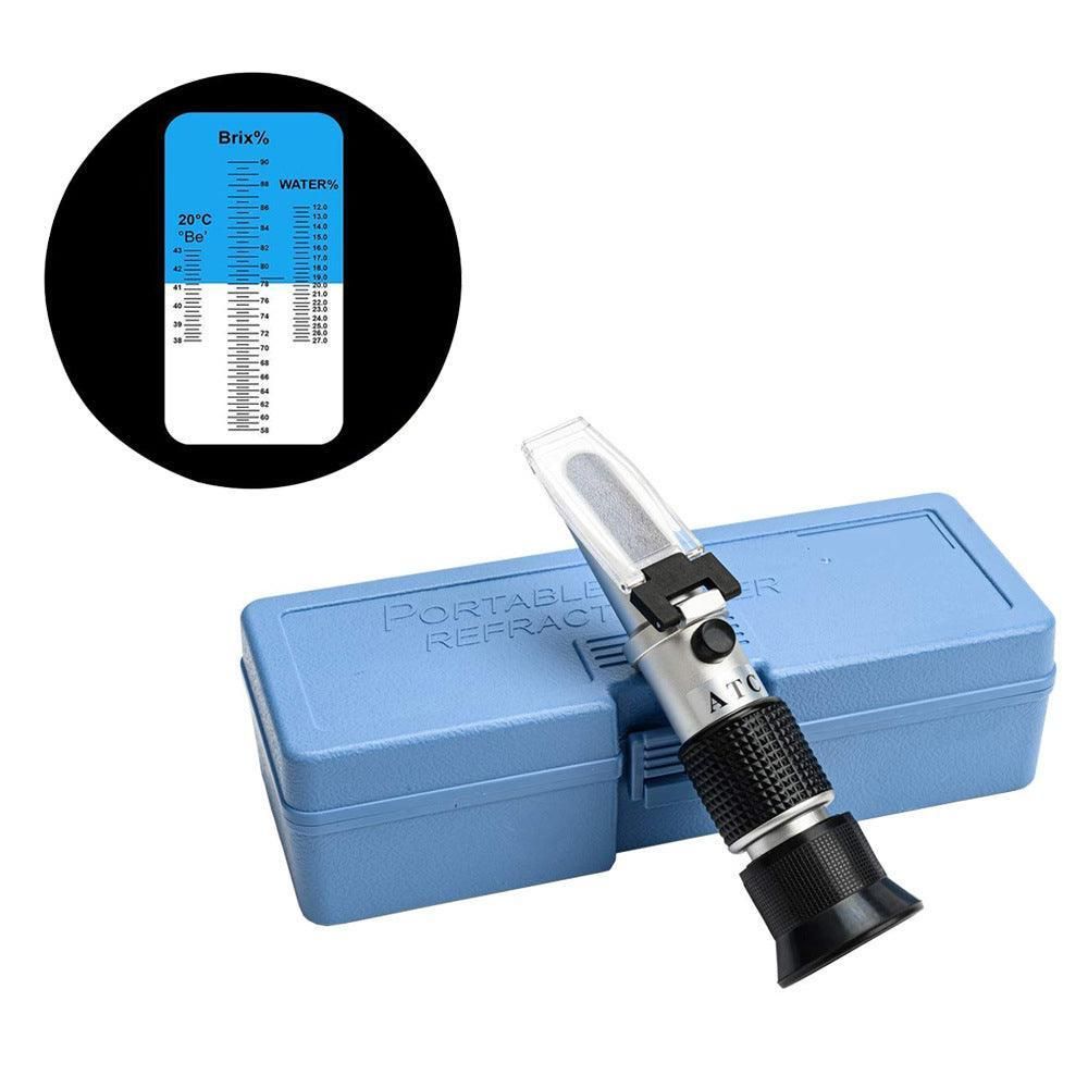 58-90% Honey Refractometer Calibration Refractometer Honey Moisture Meter Au