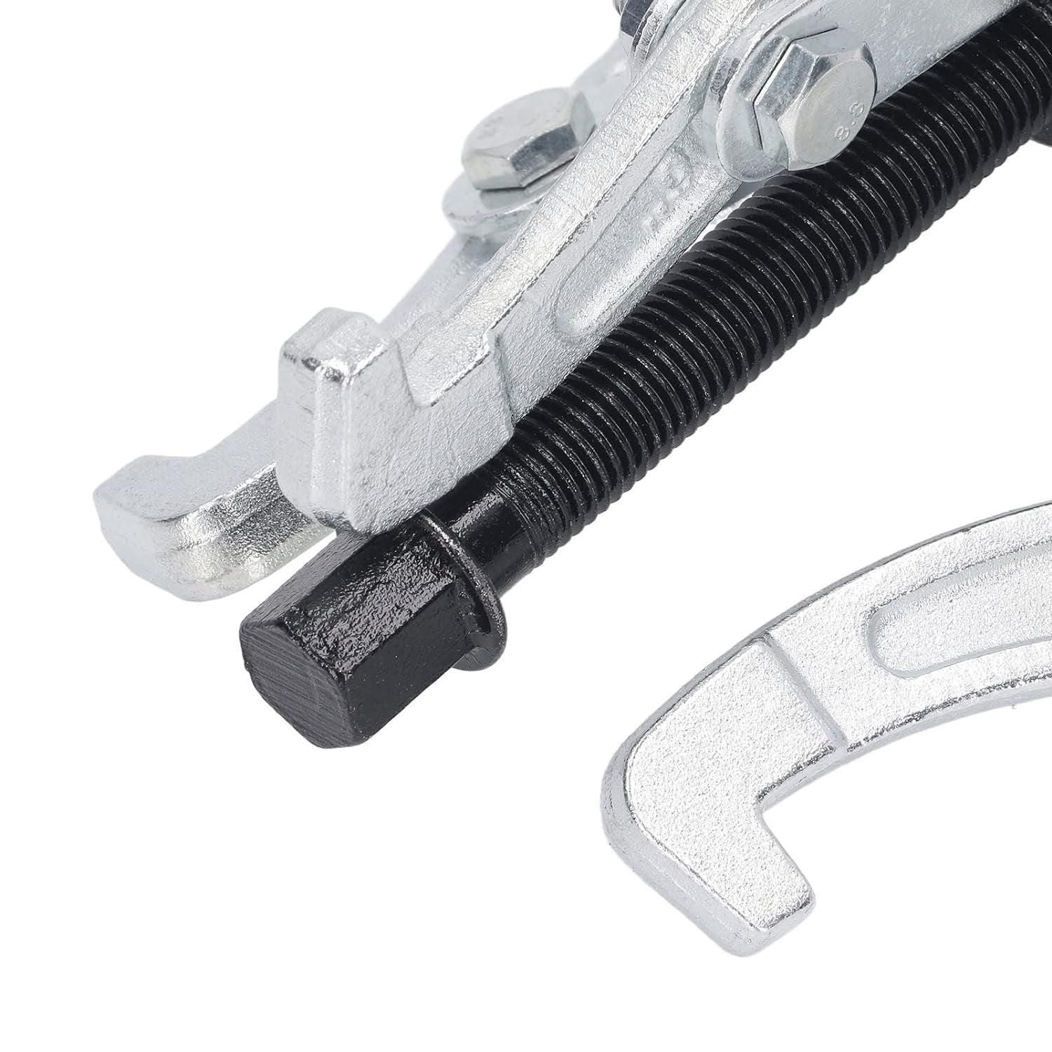 3PCS Bearing Gear Hub Puller Remover Tool Drop Forged Reversible Jaws Separator