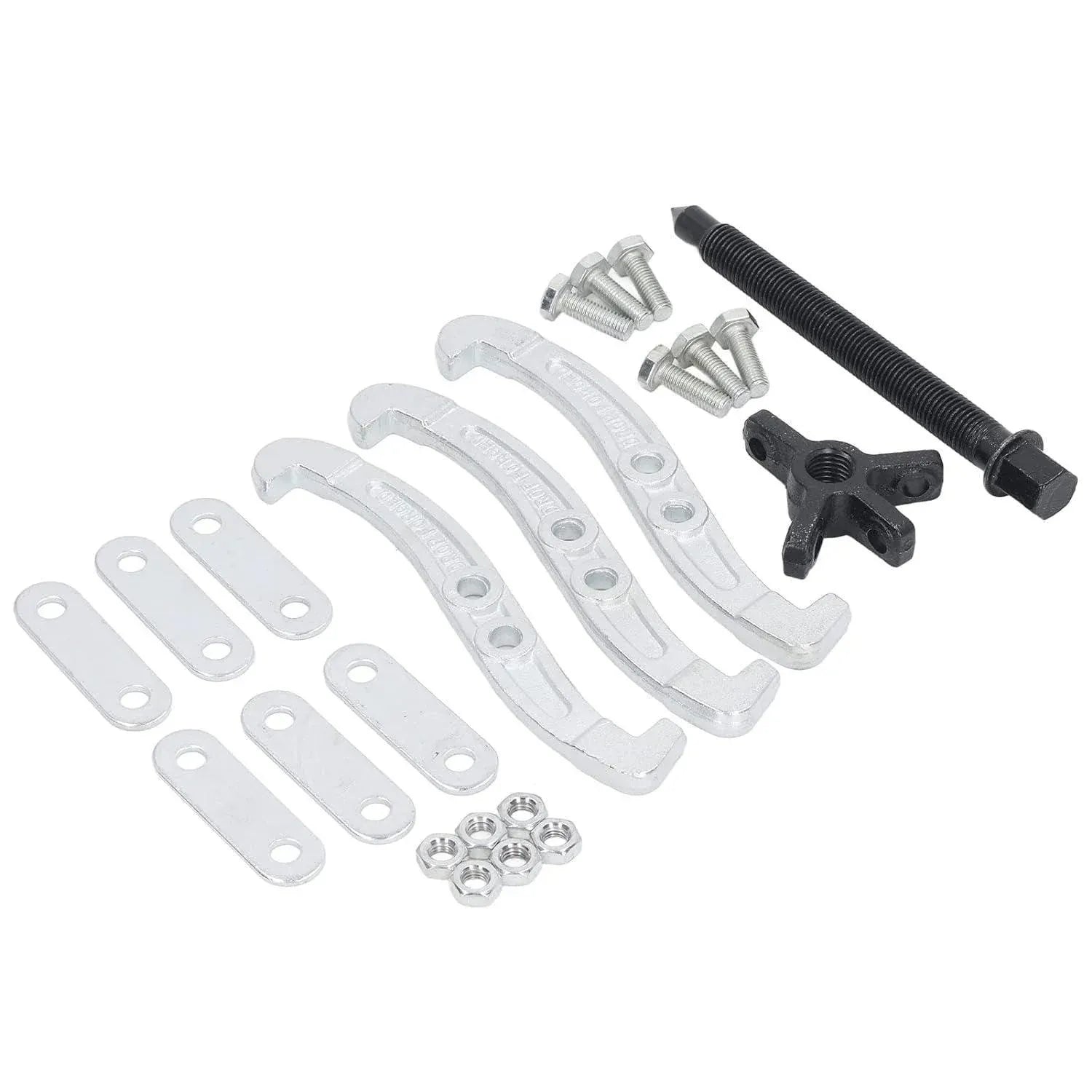 3PCS Bearing Gear Hub Puller Remover Tool Drop Forged Reversible Jaws Separator
