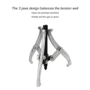 3PCS Bearing Gear Hub Puller Remover Tool Drop Forged Reversible Jaws Separator