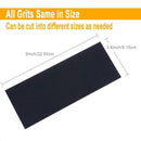 45PCS Wet Dry Sandpaper Set 120 to 5000 Grit Silicon Carbide Abrasive Sheets