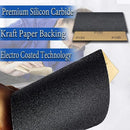 45PCS Wet Dry Sandpaper Set 120 to 5000 Grit Silicon Carbide Abrasive Sheets