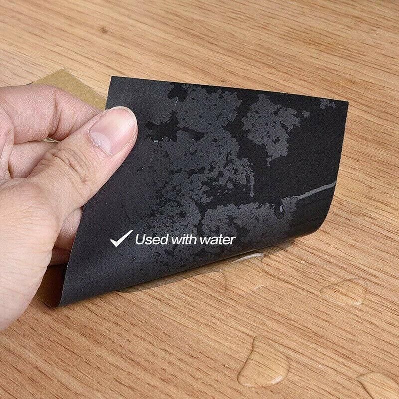 45PCS Wet Dry Sandpaper Set 120 to 5000 Grit Silicon Carbide Abrasive Sheets