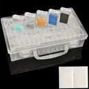 New 64 Grid Diamond Painting Storage Box Art Nail Bead Accessories Case Kit
