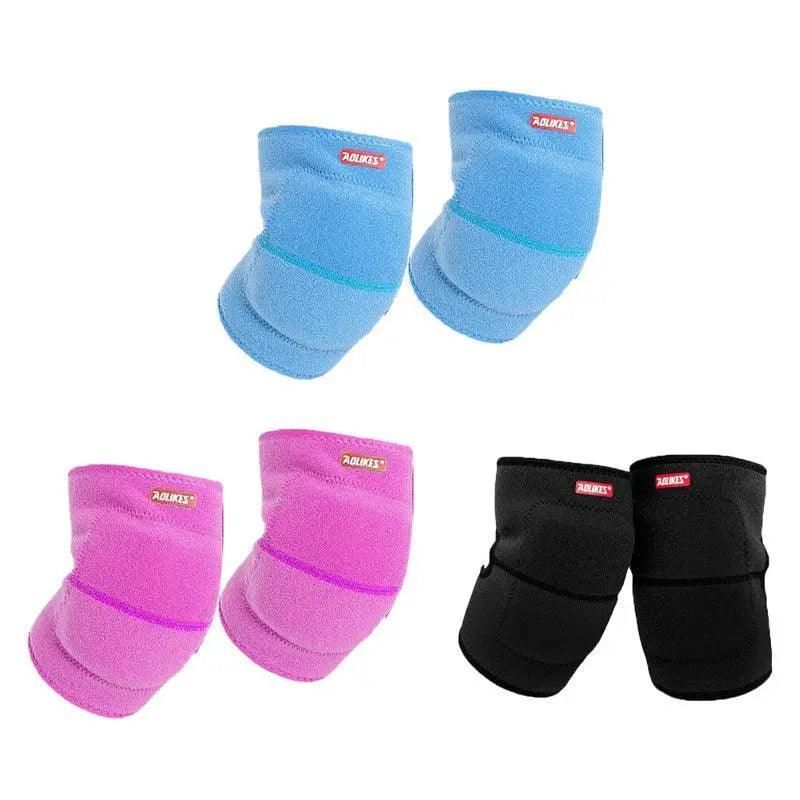 Aolikes Kid Knee Pad Protective Antislip Basketball Skating Protector M Size - Black