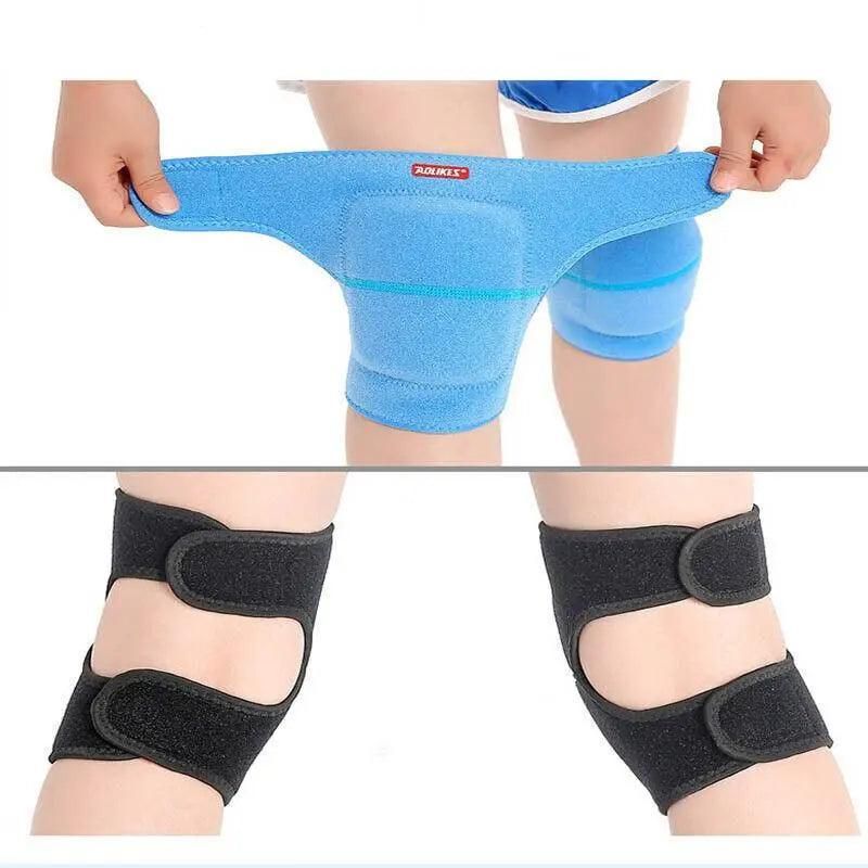 Aolikes Kid Knee Pad Protective Antislip Basketball Skating Protector M Size - Black