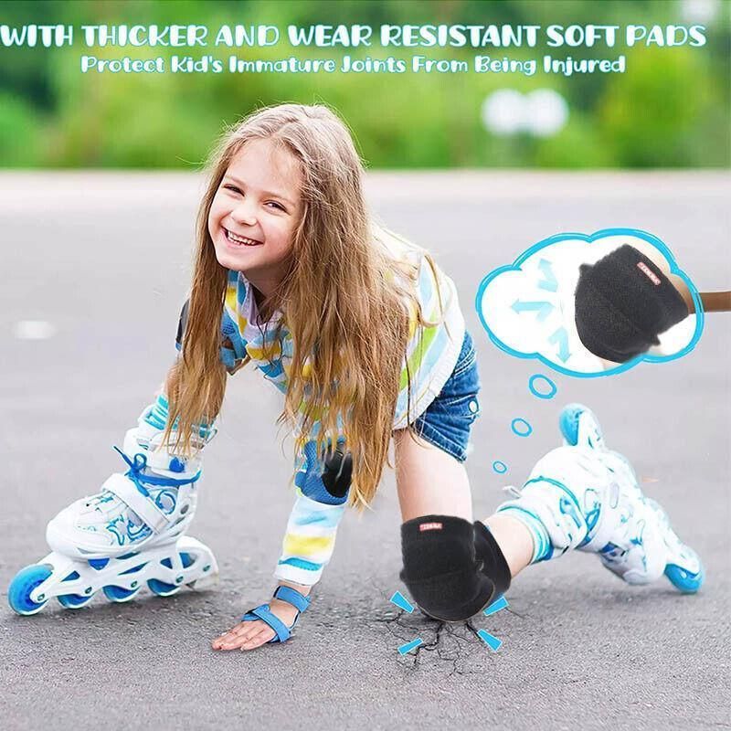 AOLIKES S Size Knee Pad Crash Proof Anti-Slip for Young Users Sports Protection - Rose Red
