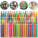 Flysea 12-80 Colours Acrylic Paint Pens Painting Stone Ceramic Glass Marker2-3Mm - 80-Colour Set