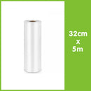 1-10x Commercial Heat-Resistant Vacuum Sealer Rolls for Food Storage - 2 Rolls (32cm x 5m)