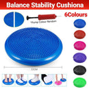 Balance Stability Cushion Wobble Air Disc Ankle Knee Strength Rehab Exercise - Green