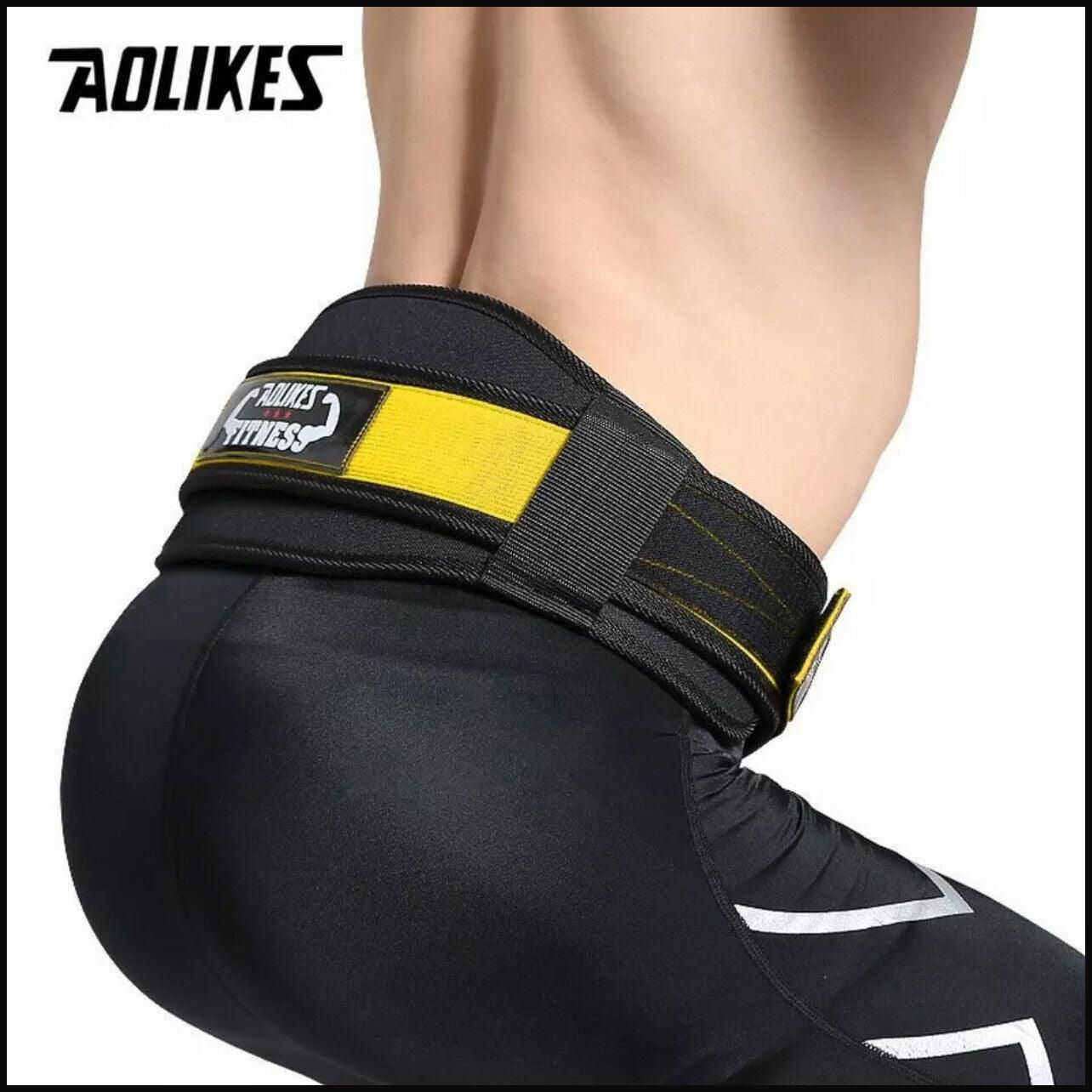 Fitness Weight Lifting Belt Barbell Dumbell Training Back Support Men Women M - Black-M
