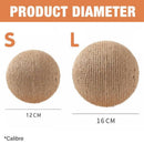 Cat Scratching Ball Cat Scratcher Toy Cats Scratcher Post Natural Sisal - Small (L-Type)