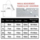Unisex Waterproof Raincoat XL Size Lightweight Hooded Long Work Outdoor Overcoat - Yellow