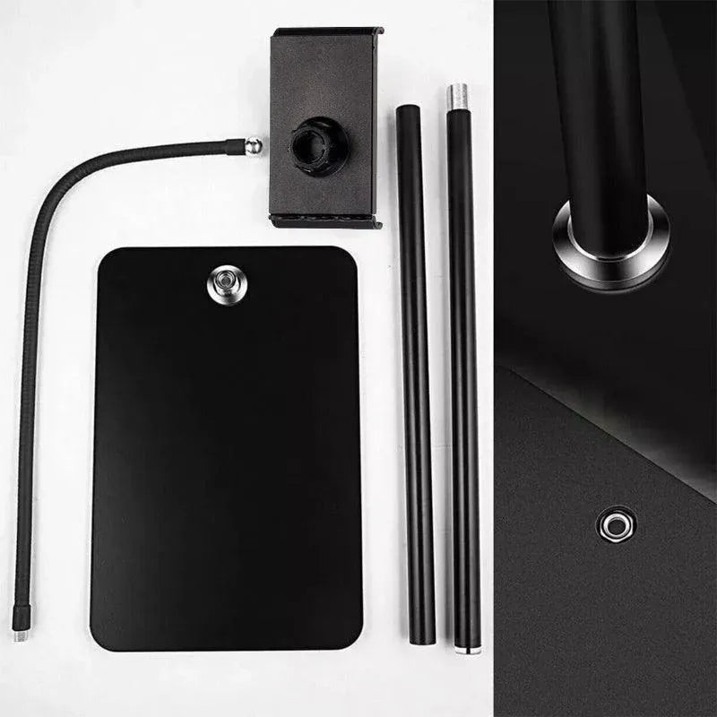 Adjustable Floor/Desk Stand Bed Lazy Mount Holder Arm Bracket For Phone Tablet - 6.5-9cm Black(Desk Stand)