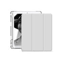 Shockproof Silicone iPad 2017 Case with Pencil Slot and Smart Cover – 6 Colour Options - Lavender Grey