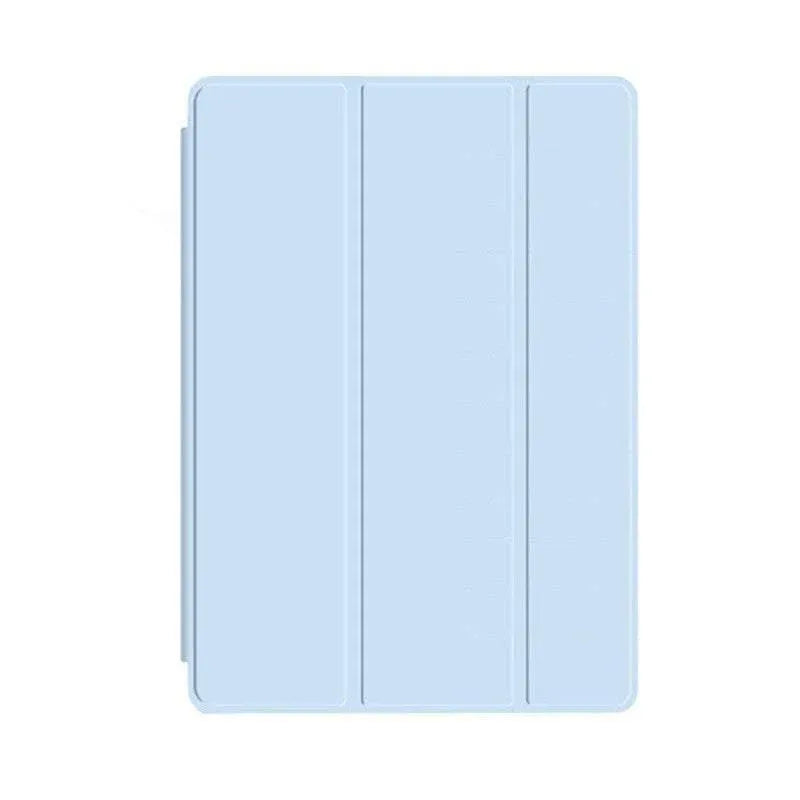 Shockproof Silicone iPad 2017 Case with Pencil Slot and Smart Cover – 6 Colour Options - Lavender Grey