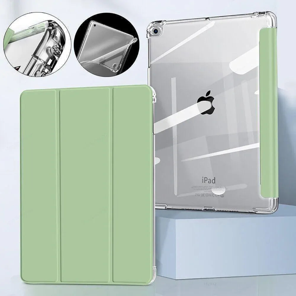 Shockproof Silicone iPad Air 4 Cover with Pencil Slot and Smart Wake - Navy