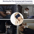 Pure Soft Silk Eyeshade Blindfold Sleep Eye Mask Cover Light Shade Travel Relax - 23 Light Pink