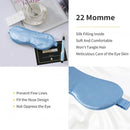Pure Soft Silk Eyeshade Blindfold Sleep Eye Mask Cover Light Shade Travel Relax - Quietly Elegant Green