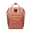 Luxury Multifunctional Diaper Nappy Backpack Maternity Mummy Changing Bag - Tangerine Pink