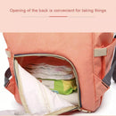 Luxury Multifunctional Diaper Nappy Backpack Maternity Mummy Changing Bag - Light Gray