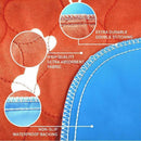Orange Washable Pet Dog Cat Training Pee Pads Cushion Bed Absorbent Mat - 40X60cm