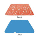 Orange Washable Pet Dog Cat Training Pee Pads Cushion Bed Absorbent Mat - 40X60cm