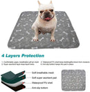 Orange Washable Pet Dog Cat Training Pee Pads Cushion Bed Absorbent Mat - 80X90cm