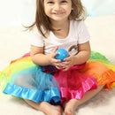 Adult Girl Rainbow Tutu Skirt Princess Dressup Party Costume Ballet Dancewear - L