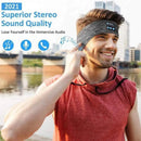 Wireless Bluetooth Eye Mask Headphones Sleep Headband for Relaxation and Meditation - Grey