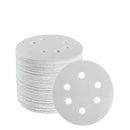 100x 123mm 6/8-Hole Sanding Discs Hook Loop Orbital Sander Pads 80 120 240 Grit - 80 Grits（6-Hole）