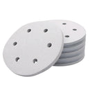 100x 123mm 6/8-Hole Sanding Discs Hook Loop Orbital Sander Pads 80 120 240 Grit - 80 Grits（6-Hole）