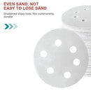 100x 123mm 6/8-Hole Sanding Discs Hook Loop Orbital Sander Pads 80 120 240 Grit - 80 Grits（6-Hole）