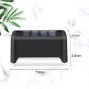 Solar Led Deck Lights Path Garden Patio Pathway Stairs Step Fence Lamp Outdoor - 4PCS